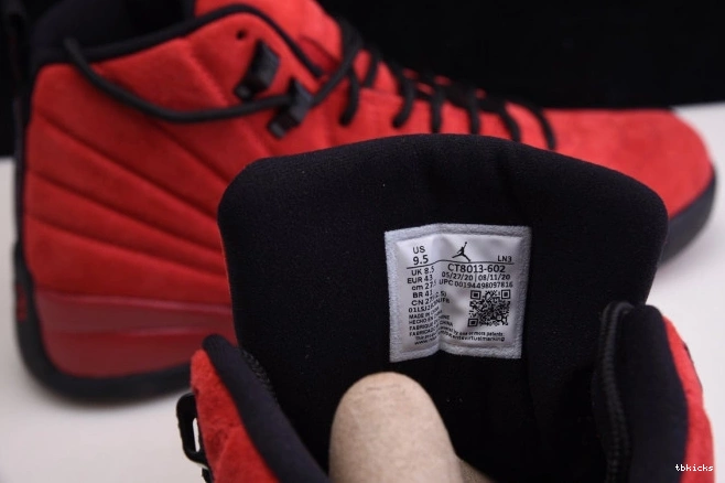 Rep TBK Game CT8013-602 12 Jordan Retro Air Flu Reverse 0729